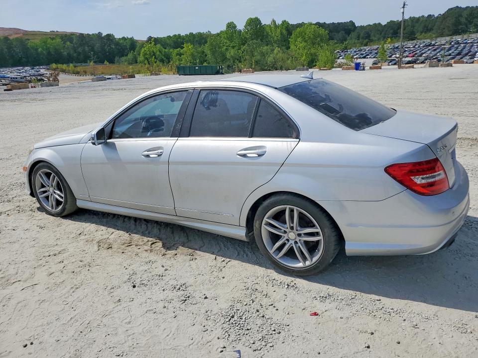 2013 Mercedes-benz C-klasse VIN WDDGF4HB1DR273790 COPART salvage auction — FRONT END, Ga - Certificate Of Title (P), sold $1,400 on 2026-07-16 (photo 2)