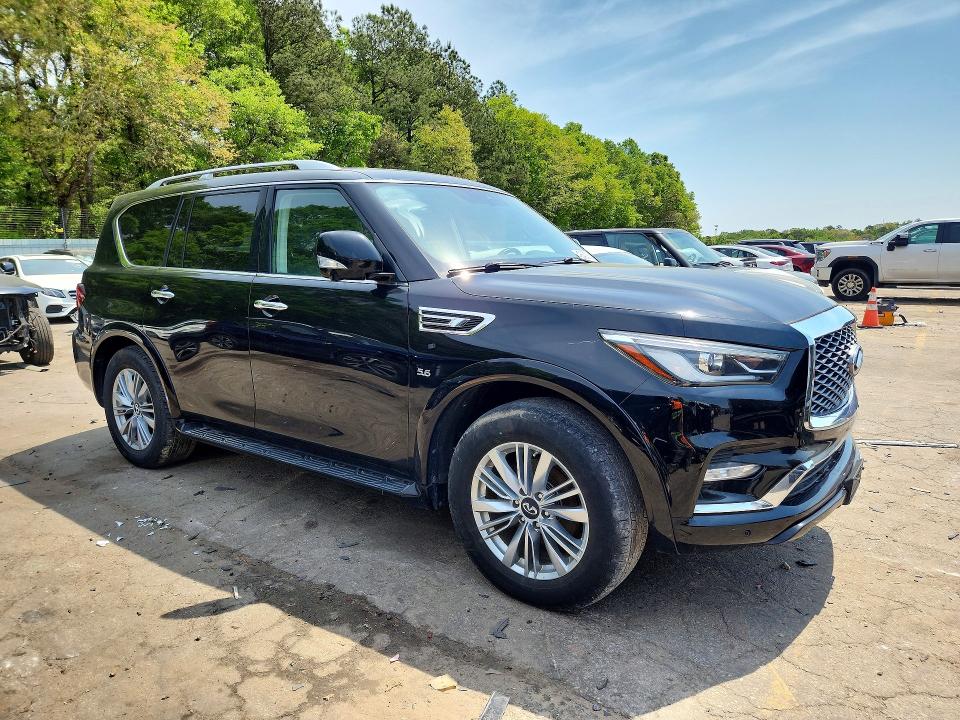 2019 Infiniti Qx80 VIN JN8AZ2NE6K9233703 COPART salvage auction — FRONT END, Fl - Certificate Of Title, sold $400 on 2026-07-28 (photo 4)