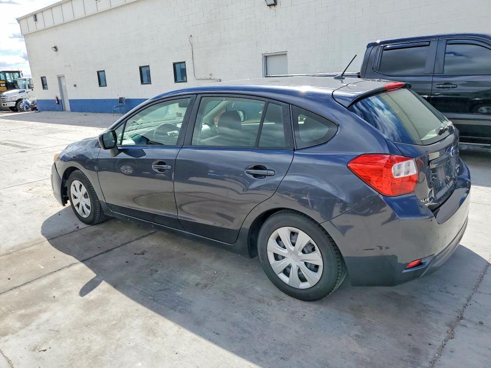 2014 Subaru Impreza VIN JF1GPAA63E8215681 COPART salvage auction — REAR END, Ut - Salvage Certificate, sold $675 on 2026-07-06 (photo 2)