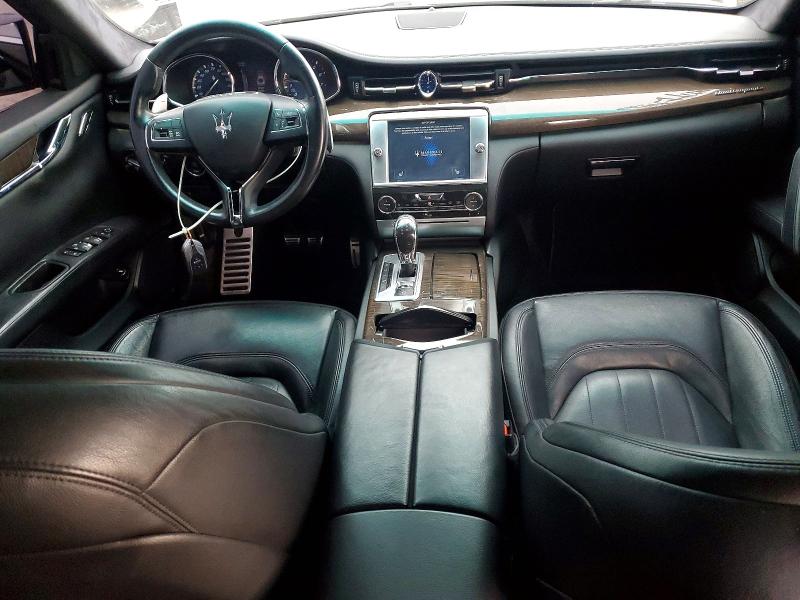 2014 Maserati Quattroporte VIN ZAM56RRA6E1079319 COPART salvage auction — FRONT END, In - Cert Of Title-Salvage Title, sold $2,950 on 2026-07-10 (photo 8)