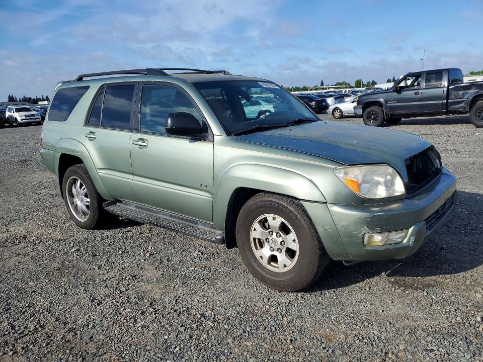 2003 Toyota 4runner VIN JTEZU14R530014549 COPART salvage auction — FRONT END, Ca - Dis/Dlr/Exp Only Clean Title, sold $1,700 on 2026-07-09 (photo 4)
