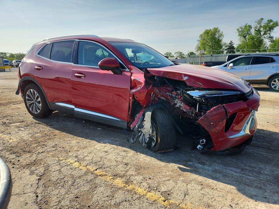 2025 Buick Envision VIN LRBFZKE44SD020446 COPART salvage auction — SIDE, Ks - Cert Of Title-Salvage, sold $1,800 on 2026-07-20 (photo 4)
