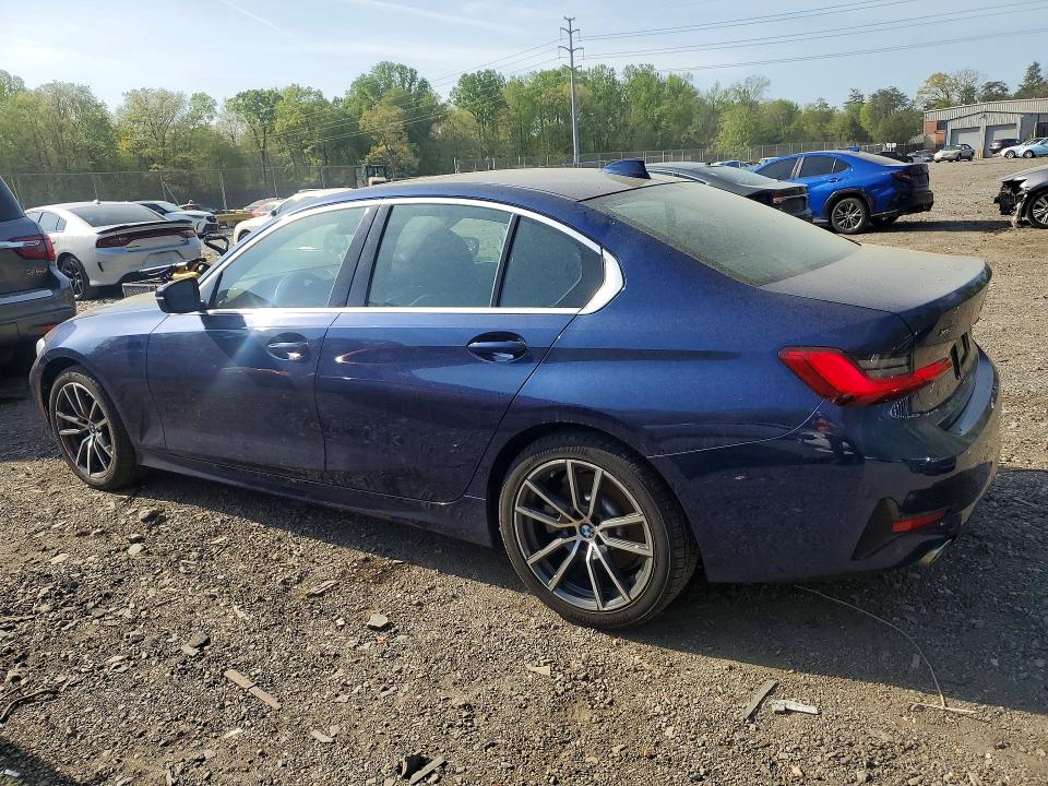 2020 BMW 3er VIN 3MW5R7J05L8B32844 COPART salvage auction — FRONT END, MD - CERT OF SALVAGE < 75% DAMAGE, sold $12,200 on 2026-07-03 (photo 2)