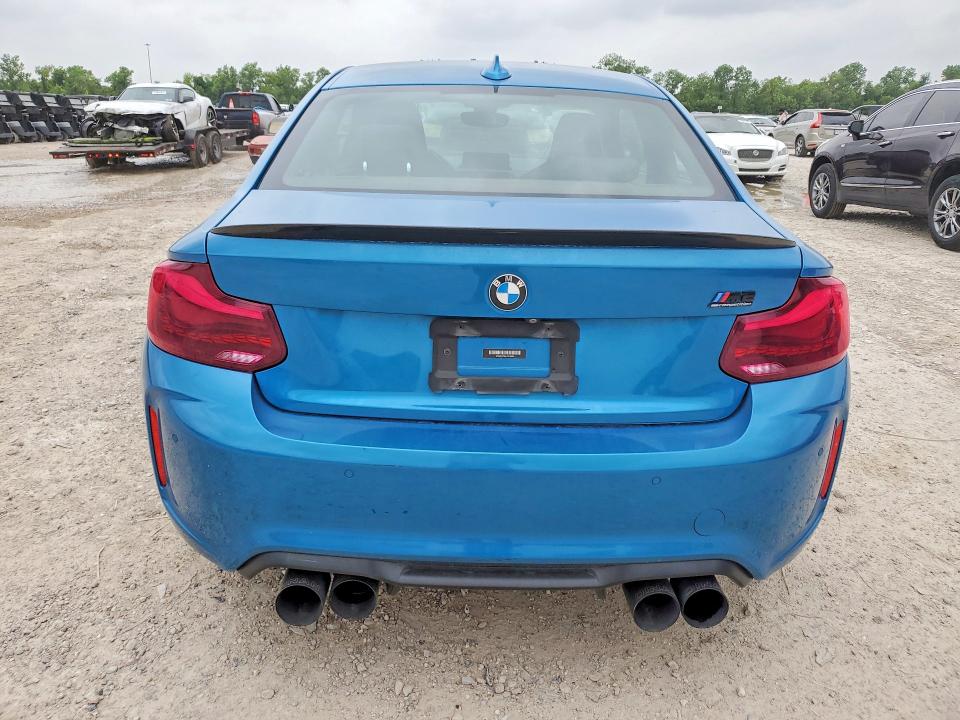 2020 BMW M2 VIN WBS2U7C06L7E15865 COPART salvage auction — UNDERCARRIAGE, Tx - Salvage Vehicle Title, sold $23,100 on 2026-07-10 (photo 6)