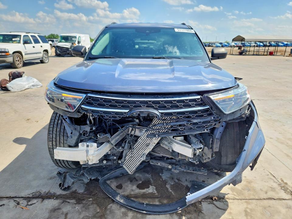 2021 Ford Explorer VIN 1FMSK7DH6MGA52303 COPART salvage auction — FRONT END, Tx - Certificate Of Title, sold $4,950 on 2026-07-02 (photo 5)