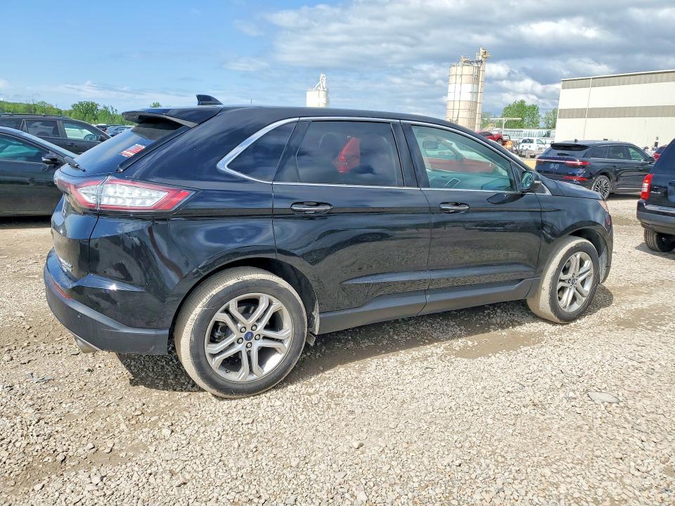 2018 Ford Edge VIN 2FMPK3K9XJBB19773 COPART salvage auction — HAIL, Ks - Cert Of Title-Salvage, sold $3,400 on 2026-07-09 (photo 3)