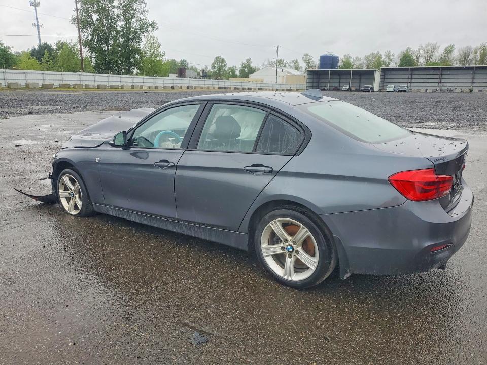 2018 BMW 3er VIN WBA8A3C54JA499595 COPART salvage auction — FRONT END, Or - Certificate Of Title, sold $800 on 2026-07-22 (photo 2)