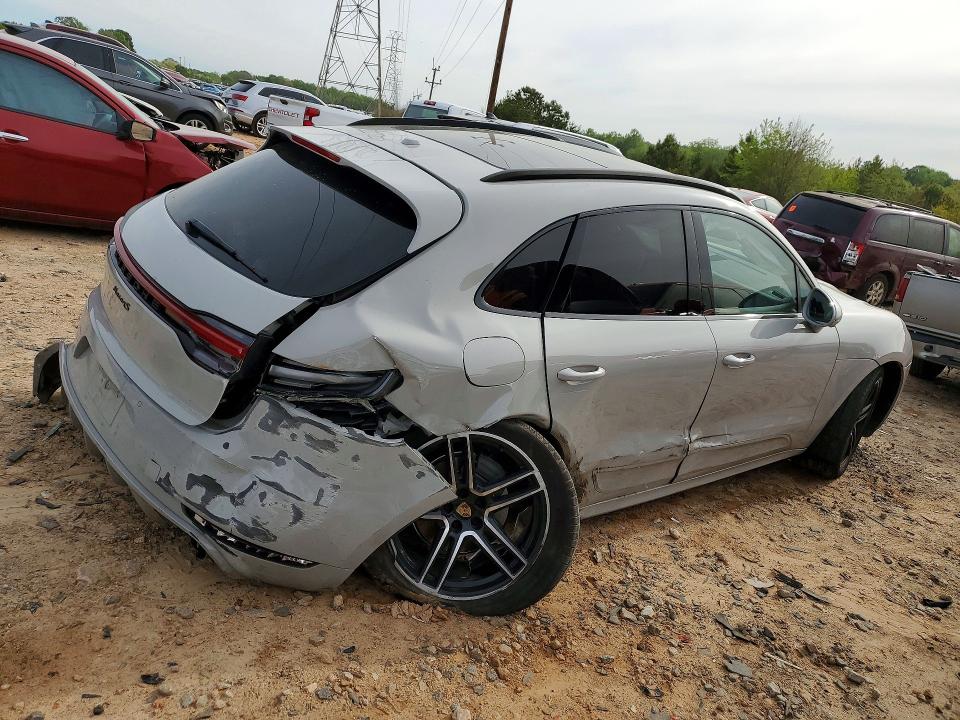 2021 Porsche Macan VIN WP1AB2A53MLB33214 COPART salvage auction — ALL OVER, Nc - Salvage Certificate Of Title, sold $8,400 on 2026-07-06 (photo 3)