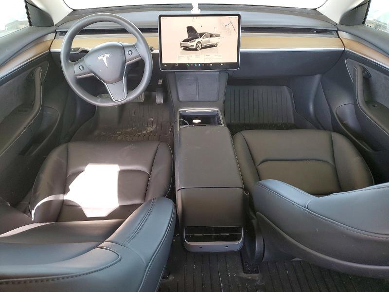 2023 Tesla Model 3 VIN 5YJ3E1EA8PF573648 COPART salvage auction — REAR END, Salvage Title, sold $8,700 on 2026-08-20 (photo 8)