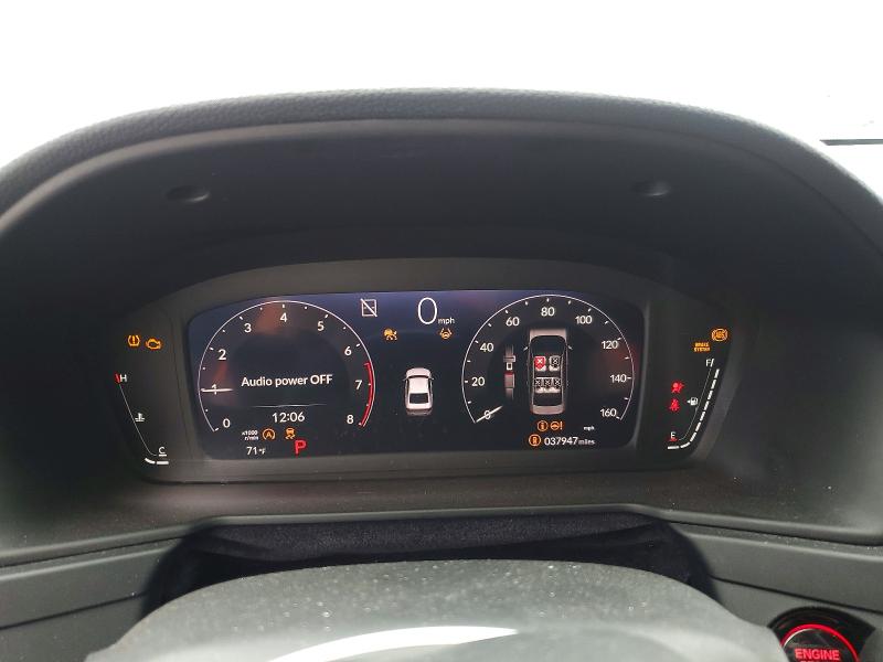 2023 Honda Accord VIN 1HGCY1F32PA039126 COPART salvage auction — FRONT END, Id - Salvage Certificate Of Title, sold $8,200 on 2026-07-27 (photo 9)
