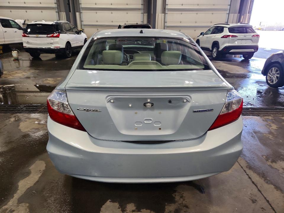 2012 Honda Civic VIN JHMFB4F2XCS003080 COPART salvage auction — FRONT END, Mn - Cert Of Title-Prior Salvage, sold $450 on 2026-07-14 (photo 6)