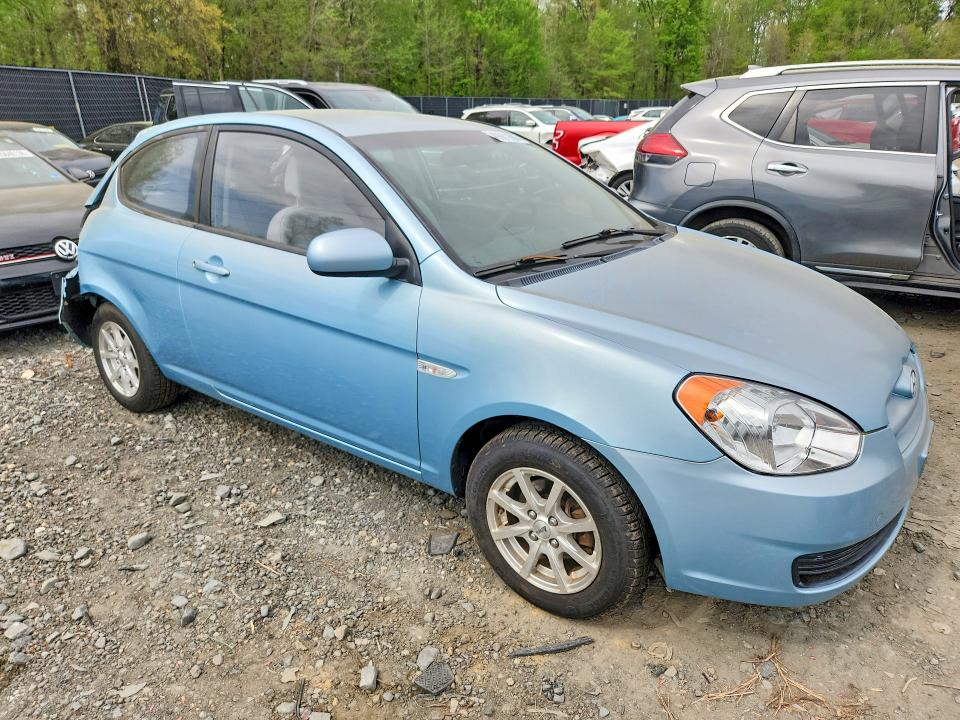 2010 Hyundai Accent VIN KMHCM3AC1AU155044 COPART salvage auction — REAR END, Md - Cert Of Salvage > 75% Damage, sold $450 on 2026-07-31 (photo 4)