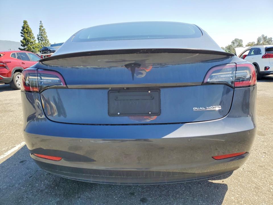2022 Tesla VIN 5YJ3E1EC8NF265829 COPART salvage auction — FRONT END, Ca - Salvage Certificate, sold $8,500 on 2026-07-30 (photo 6)