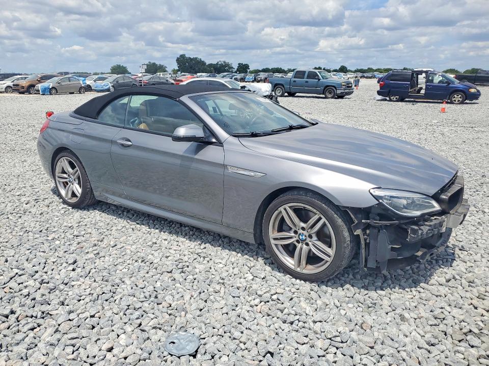 2018 BMW 6er VIN WBA6F7C53JG232249 COPART salvage auction — FRONT END, Salvage Title, sold $200 on 2026-07-21 (photo 4)