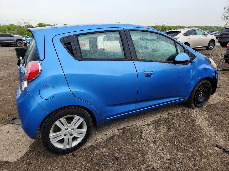 2015 Chevrolet Spark VIN KL8CD6S95FC724170 COPART salvage auction — ROLLOVER, MD, sold $375 on 2026-07-16 (photo 3)