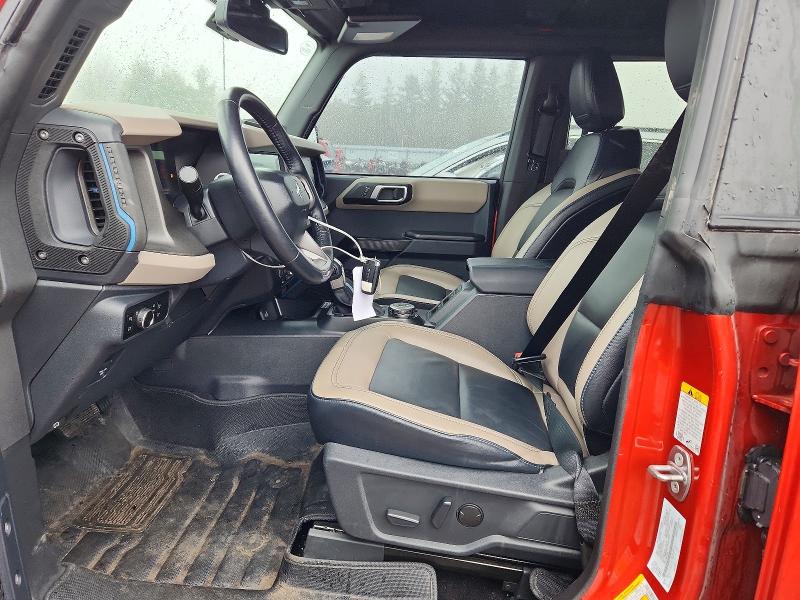 2024 Ford Bronco VIN 1FMEE2BP1RLA13621 COPART salvage auction — REAR END, On - Permit No Brand - Unfit, sold $25,500 on 2026-07-09 (photo 7)
