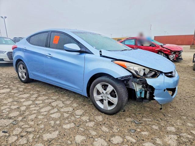 2011 Hyundai Elantra VIN KMHDH4AE0BU157997 COPART salvage auction — FRONT END, In - Bill Of Sale - Parts Only, sold $150 on 2026-07-24 (photo 4)