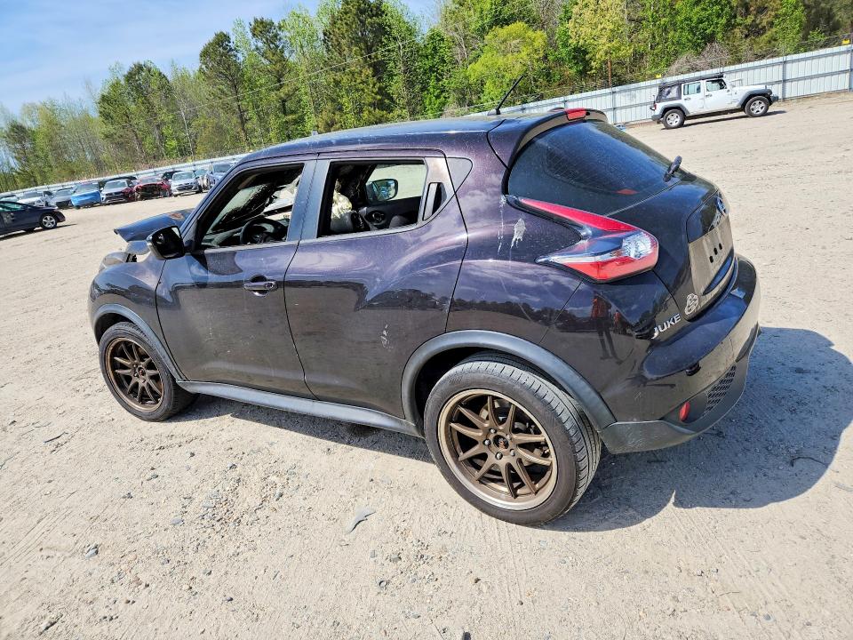 2016 Nissan Juke VIN JN8AF5MV5GT656181 COPART salvage auction — BURN, VA - CERT OF TITLE - SALVAGE, sold $100 on 2026-07-28 (photo 2)