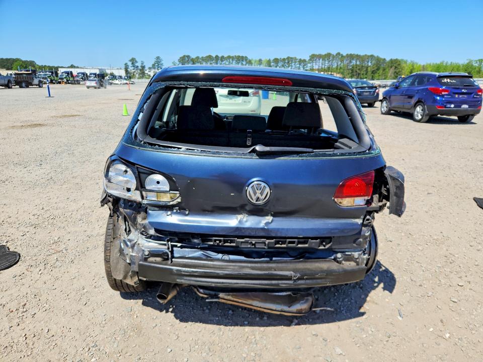 2012 Volkswagen Golf VIN WVWDA7AJ3CW237727 COPART salvage auction — SIDE, Nc - Salvage Certificate Of Title, sold $225 on 2026-07-13 (photo 6)