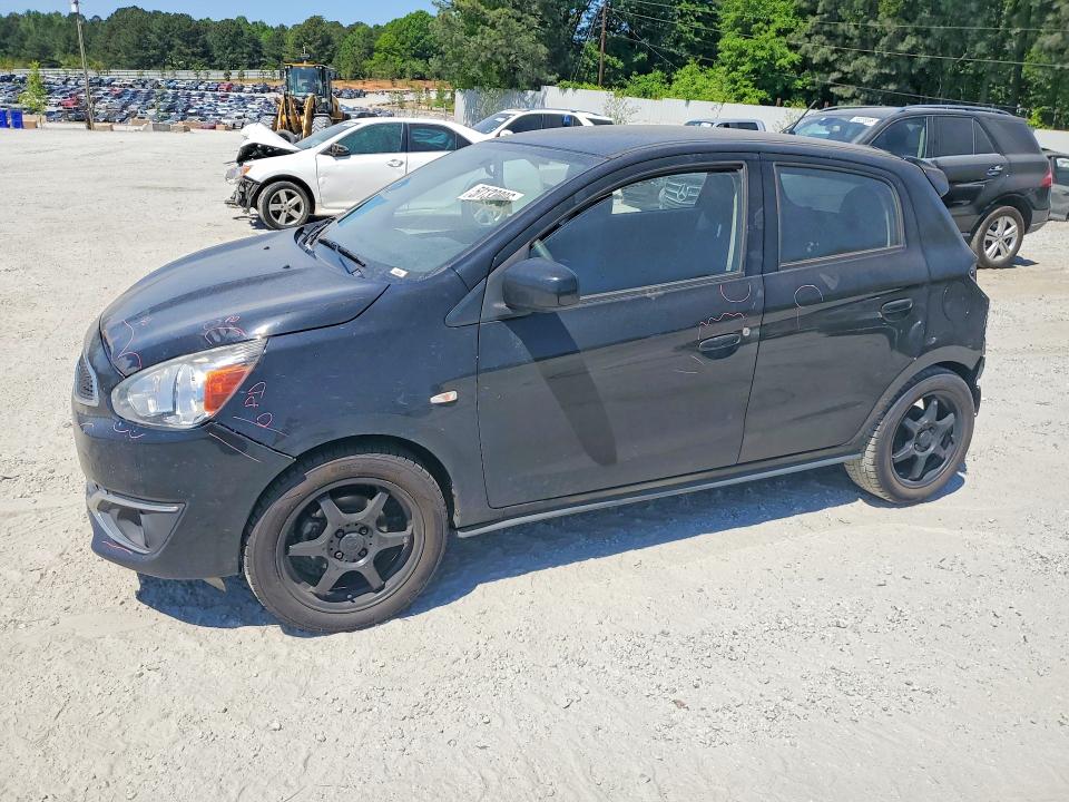 2020 Mitsubishi Mirage VIN ML32A3HJXLH009933 COPART salvage auction — FRONT END, Id - Salvage Certificate Of Title, sold $1,300 on 2026-07-20 (photo 1)