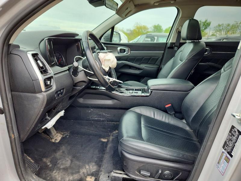 2022 Kia Sorento VIN 5XYRK4LF0NG093533 COPART salvage auction — FRONT END, Il - Salvage Certificate, sold $7,000 on 2026-07-15 (photo 7)