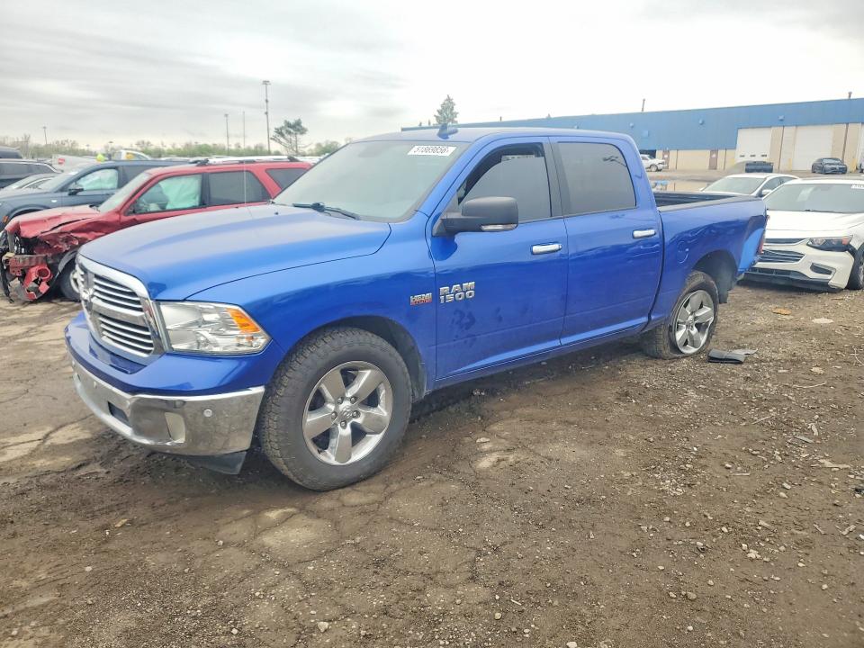 2018 Ram 1500 VIN 3C6RR7LT6JG265070 COPART salvage auction — REAR END, Mi - Certificate Of Title, sold $5,600 on 2026-07-02 (photo 1)