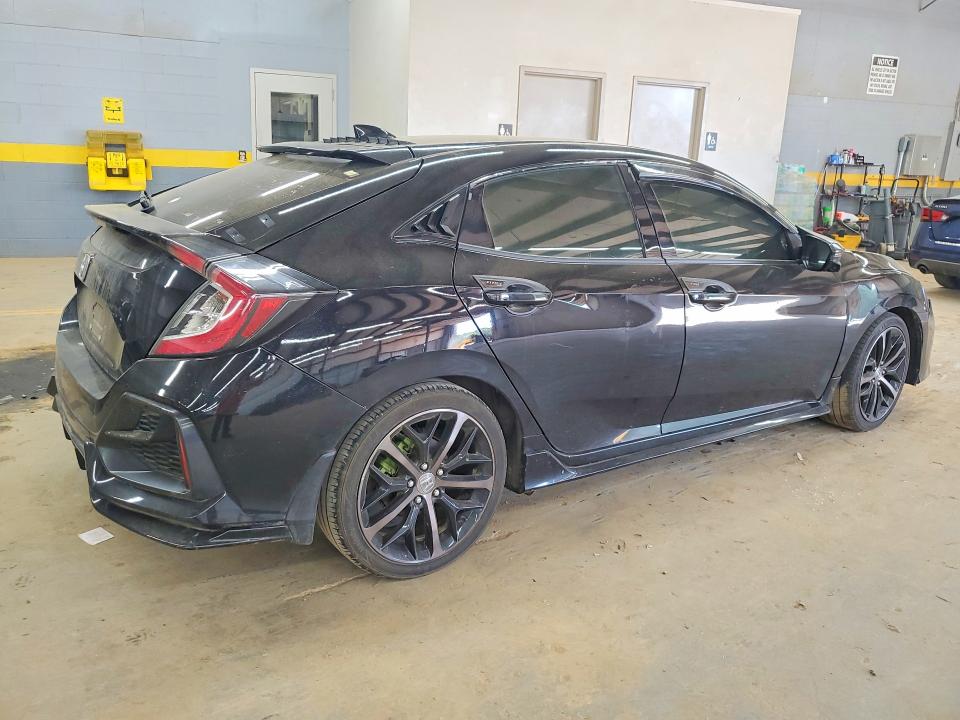 2021 Honda Civic VIN SHHFK7H92MU200920 COPART salvage auction — INTERIOR BURN, Nc - Salvage Certificate Of Title, sold $5,100 on 2026-07-08 (photo 3)