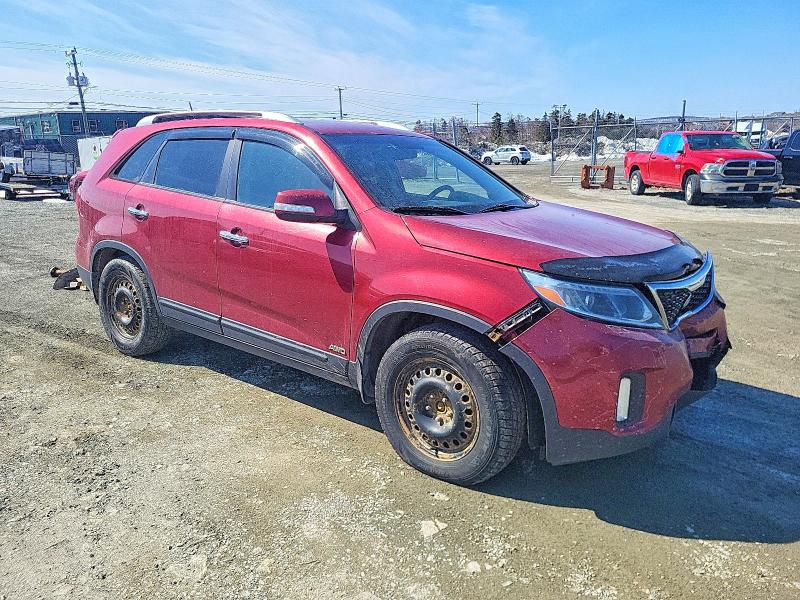 2015 Kia Sorento VIN 5XYKTCA68FG595672 COPART salvage auction — FRONT END, Ns - Cert Of Registration, sold $400 on 2026-07-16 (photo 4)