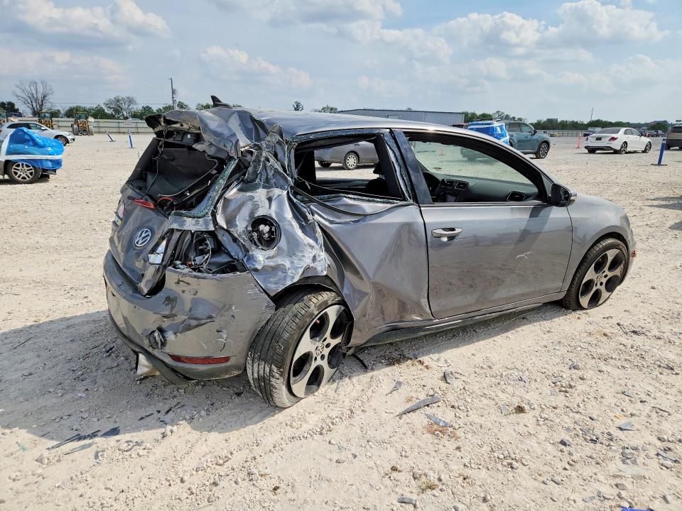 2012 Volkswagen Gti VIN WVWFD7AJ8CW135856 COPART salvage auction — REAR END, Tx - Certificate Of Title, sold $100 on 2026-08-13 (photo 3)