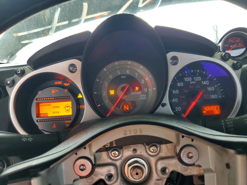 2013 Nissan 370z VIN JN1AZ4EH0DM382001 COPART salvage auction — STRIPPED, Ca - Salvage Certificate, sold $15 on 2026-07-28 (photo 9)