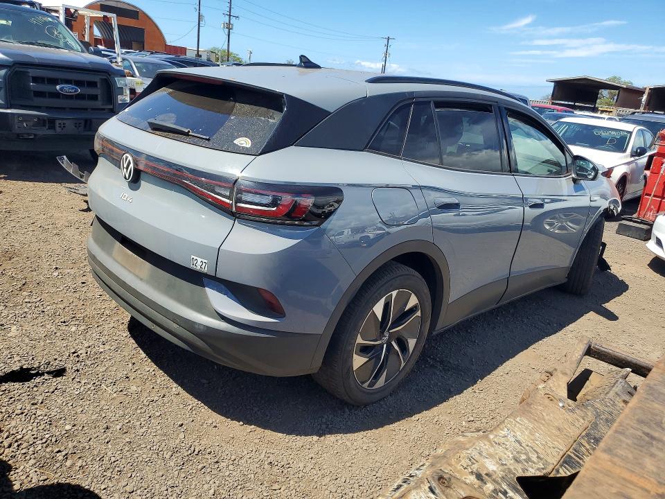 2021 Volkswagen Id.4 VIN WVGRMPE21MP030731 COPART salvage auction — FRONT END, Hi - Certificate Of Salvage, sold $2 on 2026-08-03 (photo 3)