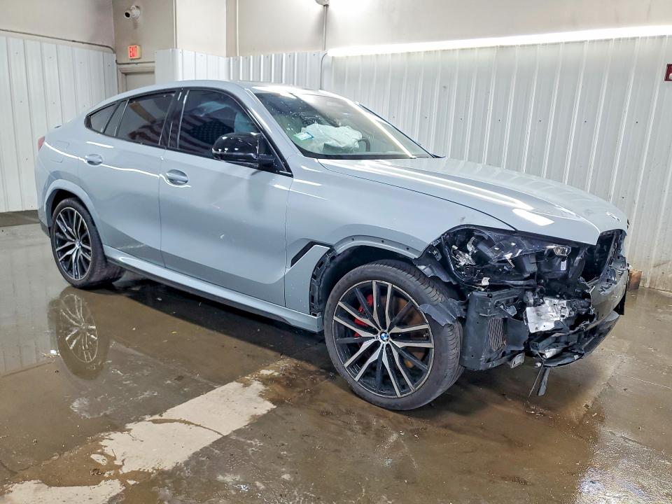 2024 BMW X6 VIN 5UX43EX04R9T77479 COPART salvage auction — FRONT END, Il - Salvage Certificate, sold $9,200 on 2026-07-21 (photo 4)