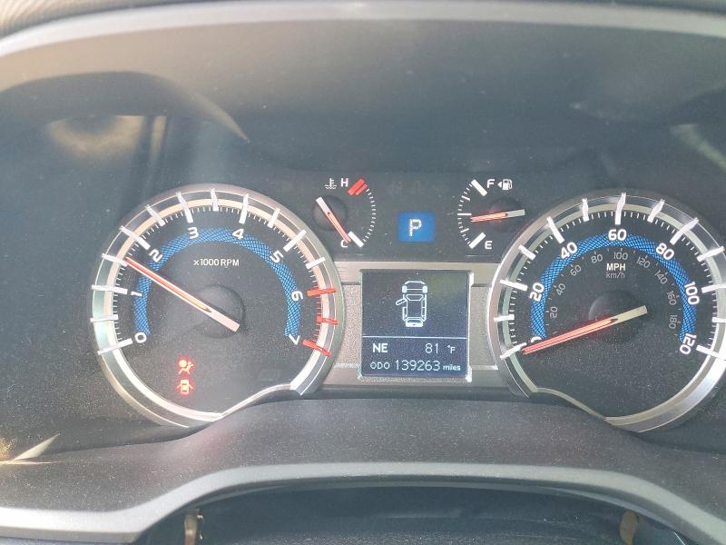 2018 Toyota 4runner VIN JTEBU5JR4J5597130 COPART salvage auction — FRONT END, Nc - Salvage Certificate Of Title, sold $12,200 on 2026-07-06 (photo 9)