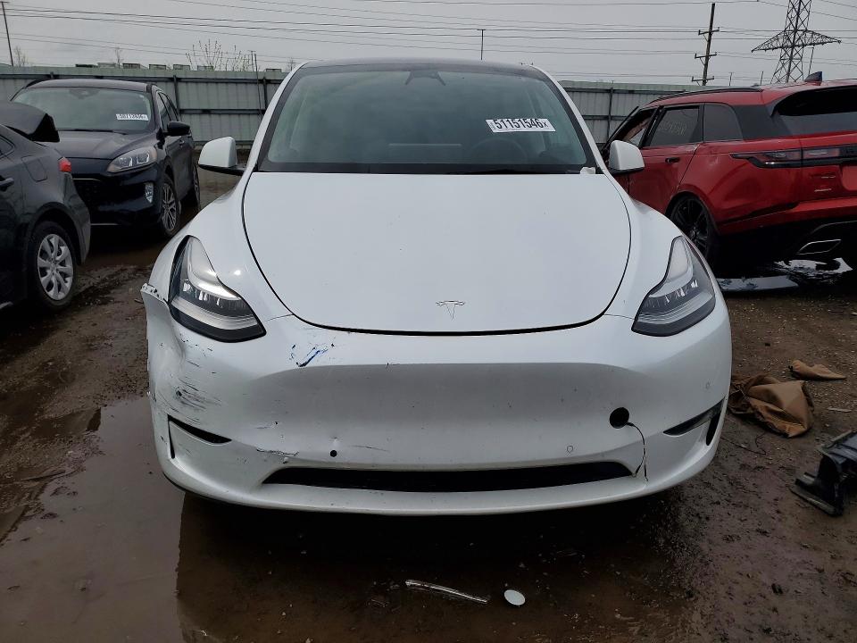 2022 Tesla Model y VIN 7SAYGDEE8NA012920 COPART salvage auction — REAR END, Il - Salvage Certificate, sold $8,100 on 2026-07-02 (photo 5)