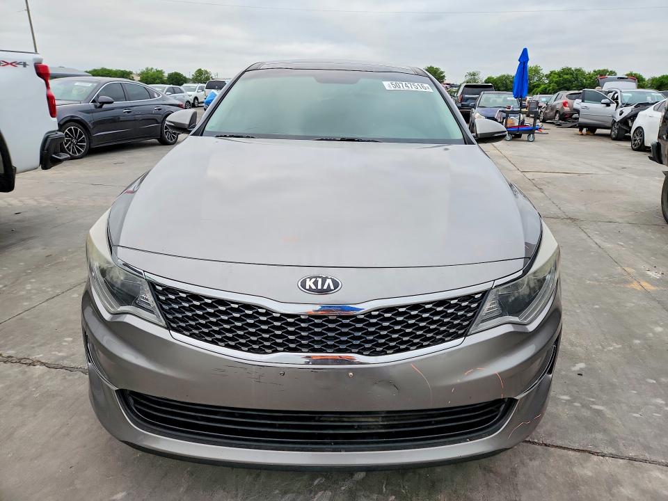 2018 Kia Optima VIN 5XXGU4L33JG242541 COPART salvage auction — REAR END, Tx - Salvage Vehicle Title, sold $3,250 on 2026-07-02 (photo 5)