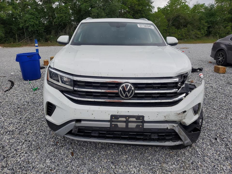 2022 Volkswagen Atlas VIN 1V2JC2CA1NC224359 COPART salvage auction — FRONT END, Tx - Salvage Vehicle Title, sold $3,250 on 2026-07-20 (photo 5)