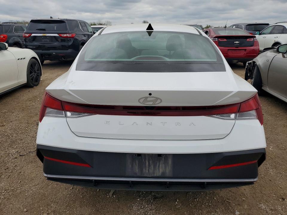 2024 Hyundai Elantra VIN KMHLM4DG2RU745351 COPART salvage auction — FRONT END, Il - Salvage Certificate, sold $4,600 on 2026-07-16 (photo 6)