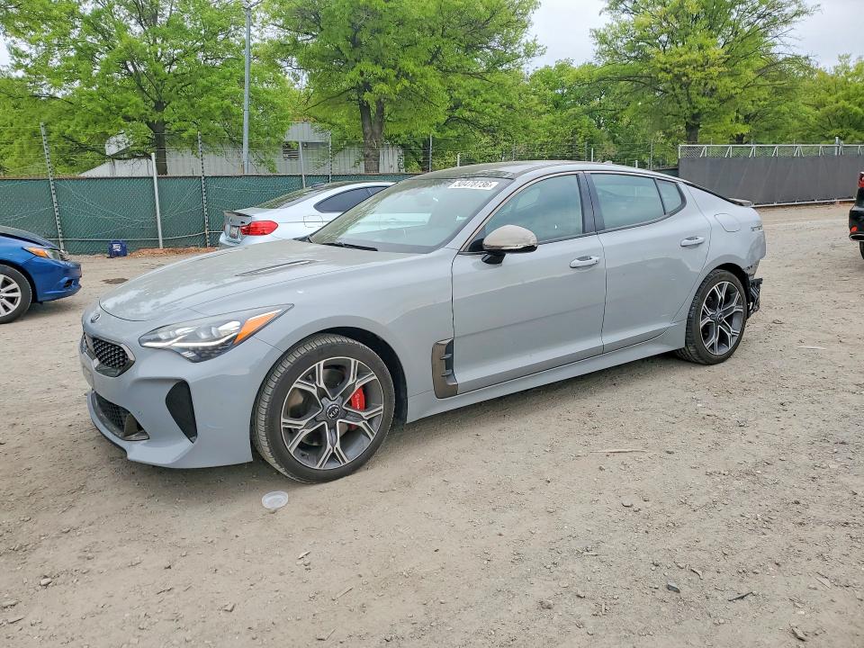 2018 Kia Stinger VIN KNAE45LC4J6030823 COPART salvage auction — REAR END, Md - Cert Of Salvage > 75% Damage, sold $4,900 on 2026-07-23 (photo 1)