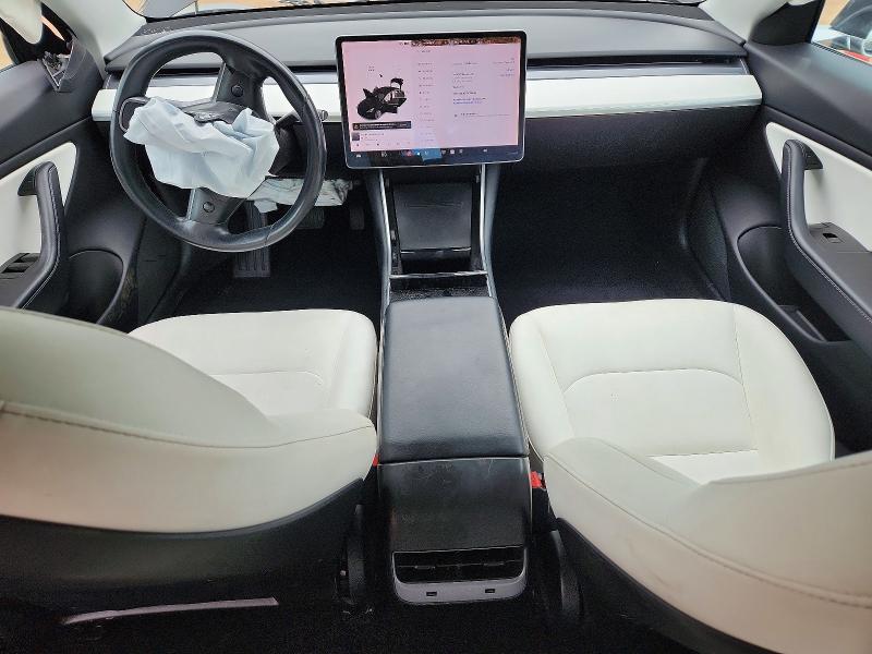 2018 Tesla Model 3 VIN 5YJ3E1EB3JF135054 COPART salvage auction — FRONT END, Tx - Salvage Vehicle Title, sold $2,050 on 2026-07-27 (photo 8)