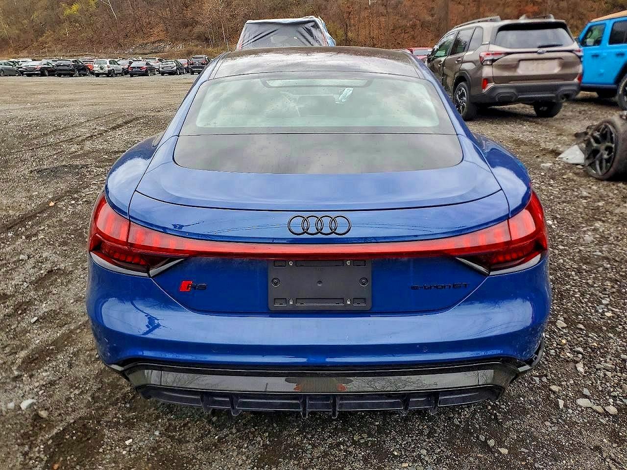 2024 Audi RS e-tron GT VIN WAUBHBFW3R7900076 COPART salvage auction — Front End, NJ - CERT OF TITLE-SALVAGE, sold $29,250 on 2026-07-07 (photo 6)