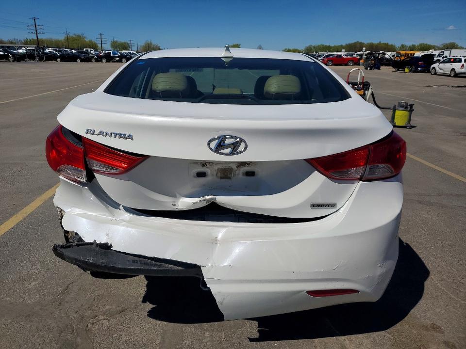 2013 Hyundai Elantra VIN 5NPDH4AE3DH430934 COPART salvage auction — FRONT END, ID - SALVAGE CERTIFICATE OF TITLE, sold $350 on 2026-07-02 (photo 6)