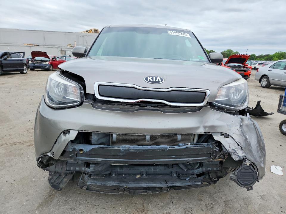 2016 Kia Soul VIN KNDJN2A2XG7360458 COPART salvage auction — FRONT END, Va - Cert Of Title - Salvage, sold $850 on 2026-07-02 (photo 5)