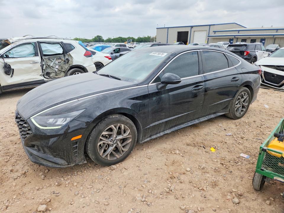 2021 Hyundai Sonata VIN 5NPEL4JA9MH069211 COPART salvage auction — REAR END, Tx - Salvage Vehicle Title, sold $4,050 on 2026-07-02 (photo 1)