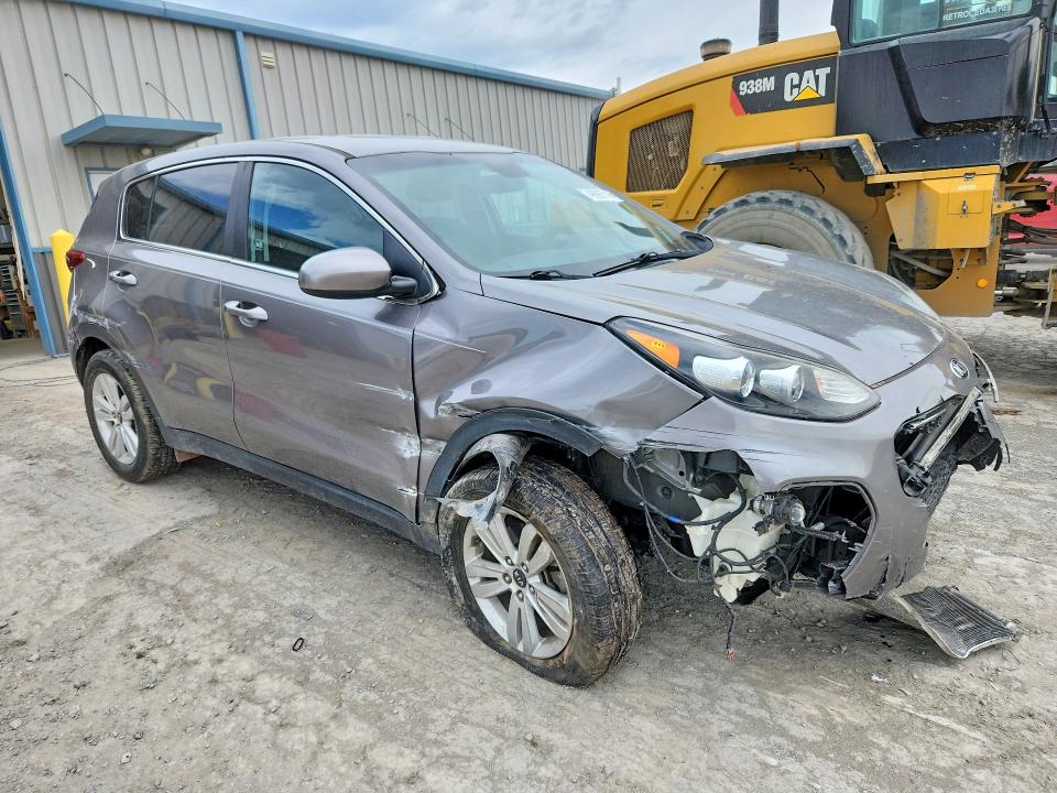 2018 Kia Sportage VIN KNDPMCAC1J7449127 COPART salvage auction — FRONT END, MD - CERT OF SALVAGE > 75% DAMAGE, sold $375 on 2026-07-24 (photo 4)