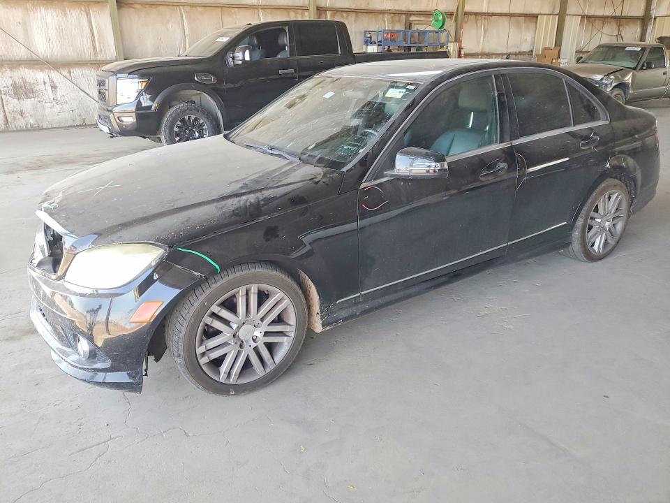 2009 Mercedes-benz C-klasse VIN WDDGF54X19R078125 COPART salvage auction — FRONT END, Az - Cert Of Title - Salvage, sold $275 on 2026-07-13 (photo 1)