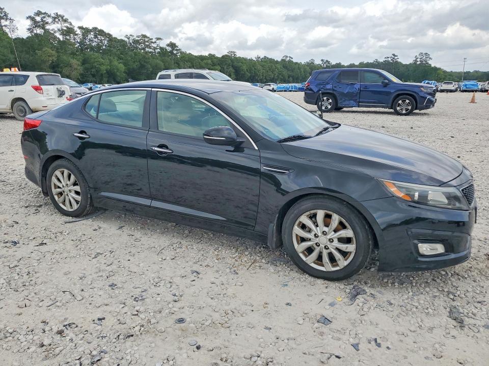 2014 Kia Optima VIN 5XXGN4A77EG328458 COPART salvage auction — SIDE, Tx - Certificate Of Title, sold $700 on 2026-07-02 (photo 4)