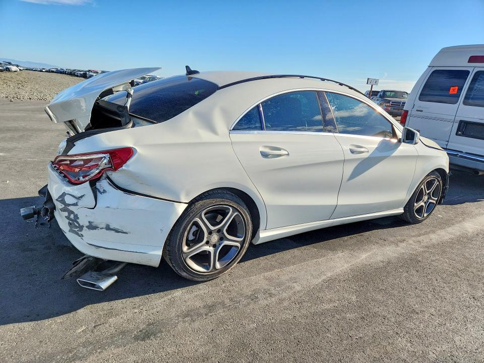2014 Mercedes-benz Cla-klasse VIN WDDSJ4EB3EN157108 COPART salvage auction — FRONT END, Ca - Salvage Certificate, sold $925 on 2026-08-17 (photo 3)