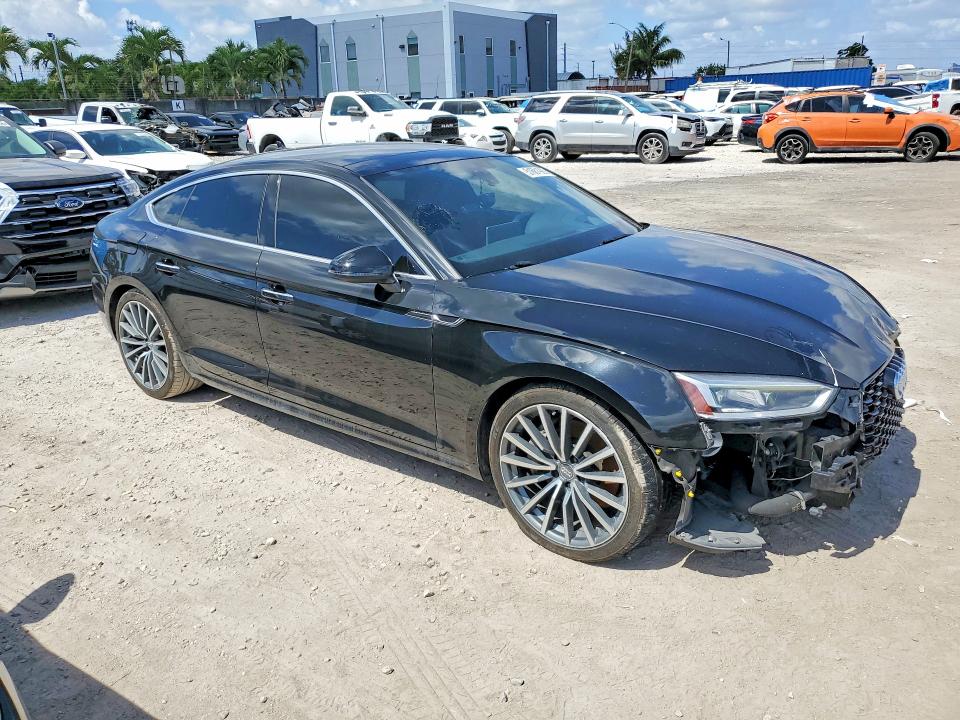 2018 Audi A5 VIN WAUCNCF55JA128729 COPART salvage auction — FRONT END, Id - Salvage Certificate Of Title, sold $3,100 on 2026-07-17 (photo 4)
