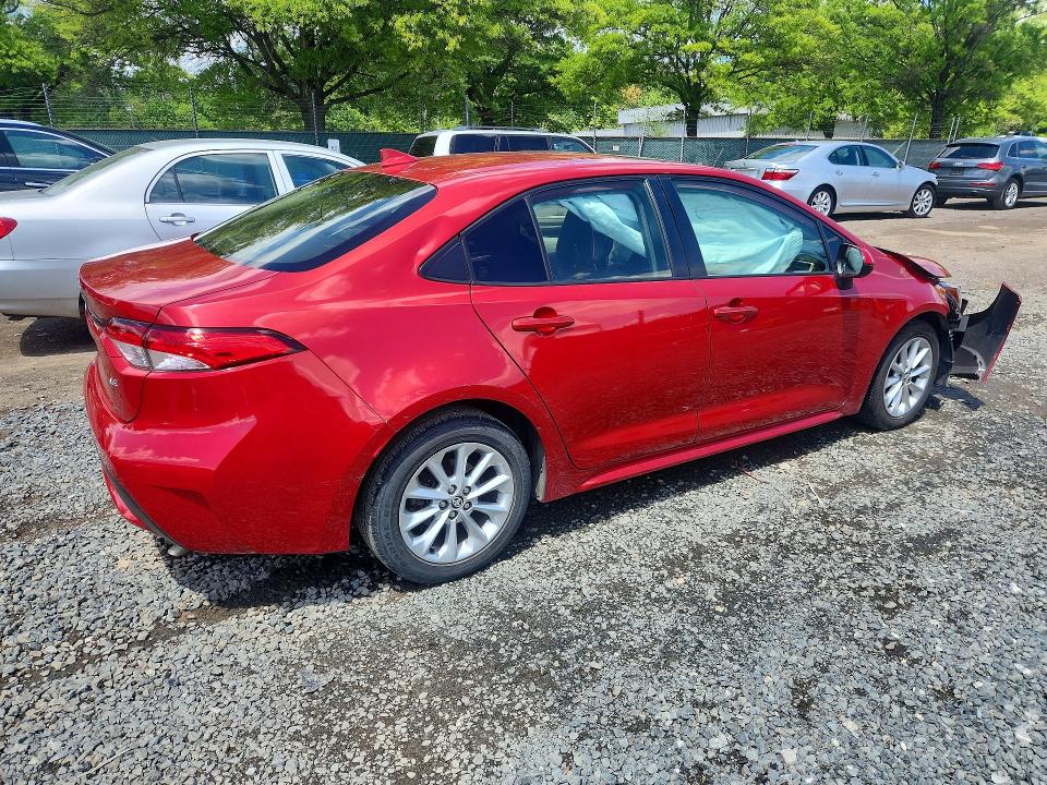 2020 Toyota VIN JTDHPRAE4LJ003690 COPART salvage auction — SIDE, Md - Certificate Of Title, sold $2,050 on 2026-07-16 (photo 3)