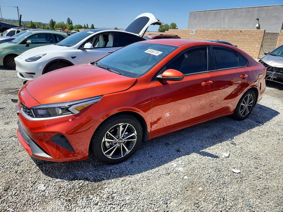 2023 Kia Forte VIN 3KPF24AD6PE679934 COPART salvage auction — FRONT END, Ca - Salvage Certificate, sold $3,000 on 2026-07-22 (photo 1)